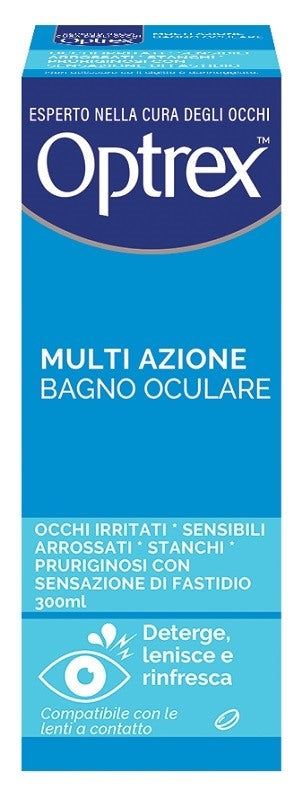 reckitt benckiser bagno oculare optrex multi azione 300 ml occhiera flessibile optrex ean 8050624481725