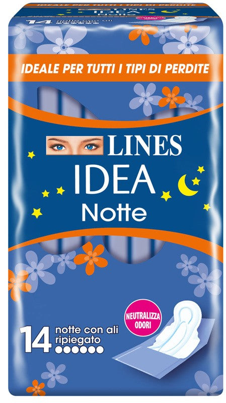 fater femcare lines idea notte con ali ripiegate 14 pezzi lines ean 8001480031302