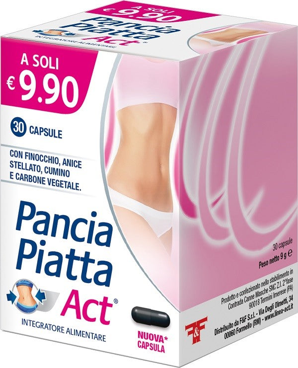 ff pancia piatta act 30 capsule ff ean 8030936400201