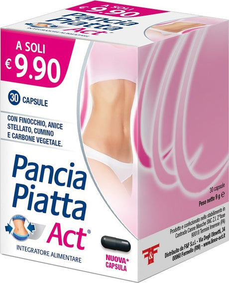 ff pancia piatta act 30 capsule ff ean 8030936400201