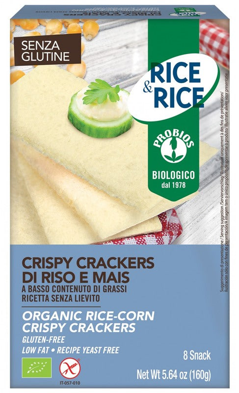 probios ricerice crispy crackers di riso e mais 160 g probios ean 8018699019205