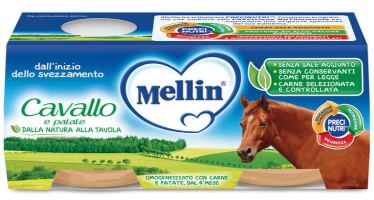 mellin mellin omogeneizzato cavallo e patate 2 x 80 g mellin ean 5900852021978