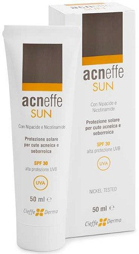 cieffe derma acneffe sun spf 30 alta protezione uvb per cute acneica e seborroica 50 ml cieffe derma