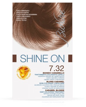 icim bionike bionike shine on trattamento colorante capelli biondo caramello 7 32 bionike ean 8029041169202