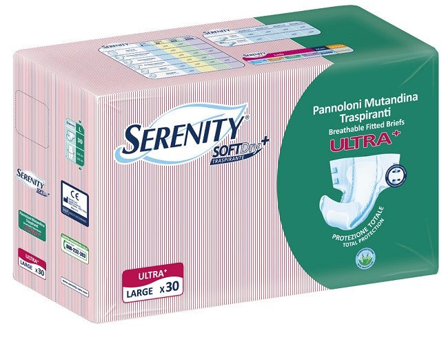 serenity pannolone a mutandina serenity fitted ultra aloe l 30 pezzi ean 8058150562864