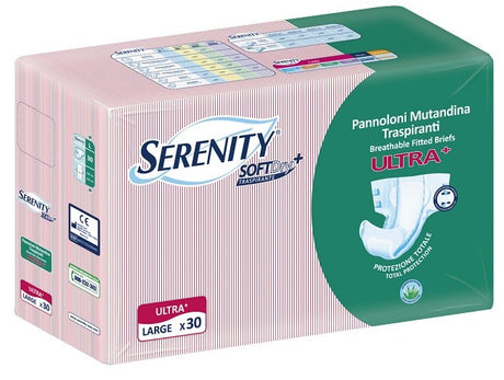serenity pannolone a mutandina serenity fitted ultra aloe l 30 pezzi ean 8058150562864