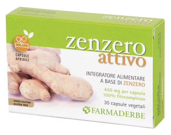 farmaderbe zenzero attivo 30 capsule vegetali farmaderbe ean 8058456782997