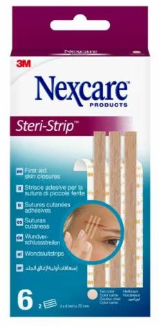 3m italia polifarma cerotto per sutura steri strip skin 6x75 mm 6 strisce steristrip ean 7610182013083