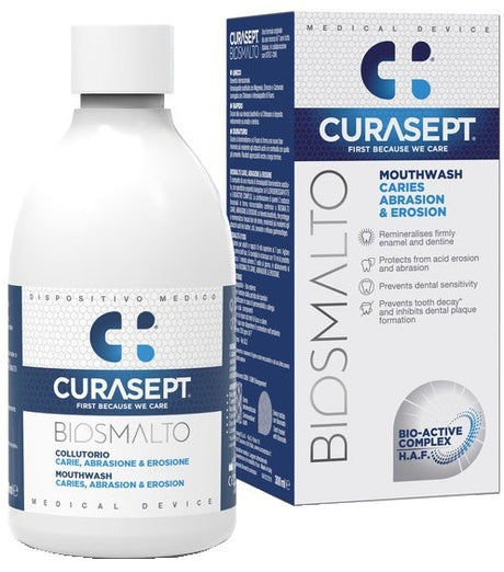 curasept curasept biosmalto collutorio carie abrasioneerosione 300 ml curasept ean 8056746070885