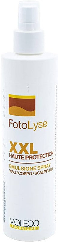 moleco laboratoires fotolyse xxl alta protezione spray 200 ml moleco laboratoires