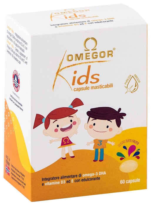 uga omegor kids 60 capsule masticabili omegor ean 8033120250286