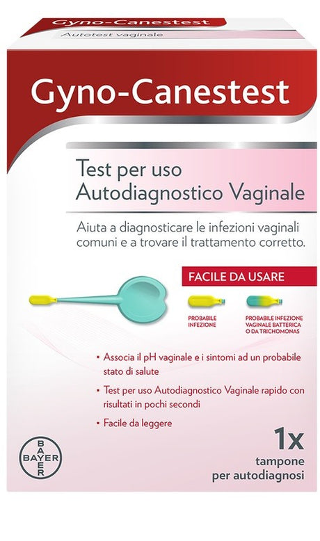 bayer ch gynocanestest tampone vaginale gyno canesten ean 8000560990362