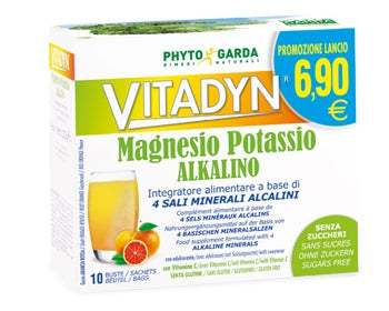 named vitadyn magnesio potassio alkalino senza zucchero 10 bustine vitadyn ean 8051490301018