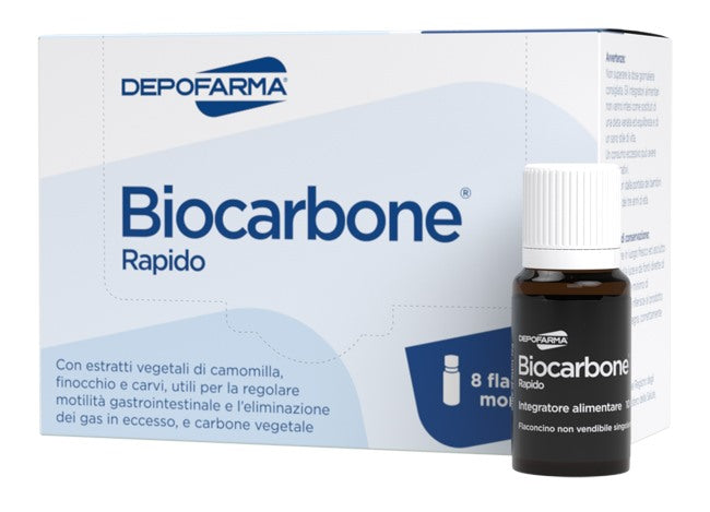 depofarma biocarbone rapido 8 flaconcini depofarma