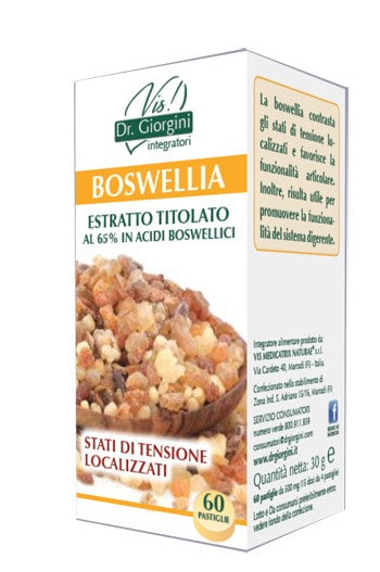 giorgini ser vis boswellia estratto titolato 60 pastiglie giorgini ean 8056364774851