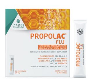promo pharma propol ac flu effervescente 10 bustine promopharma