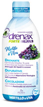 paladin pharma drenax forte plus originale con mirtillo e uva 750 ml drenax ean 8052049550857