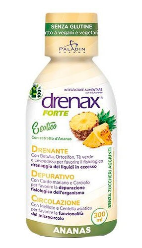 paladin pharma drenax forte esotico con estratto dananas 300 ml drenax ean 8052049550888
