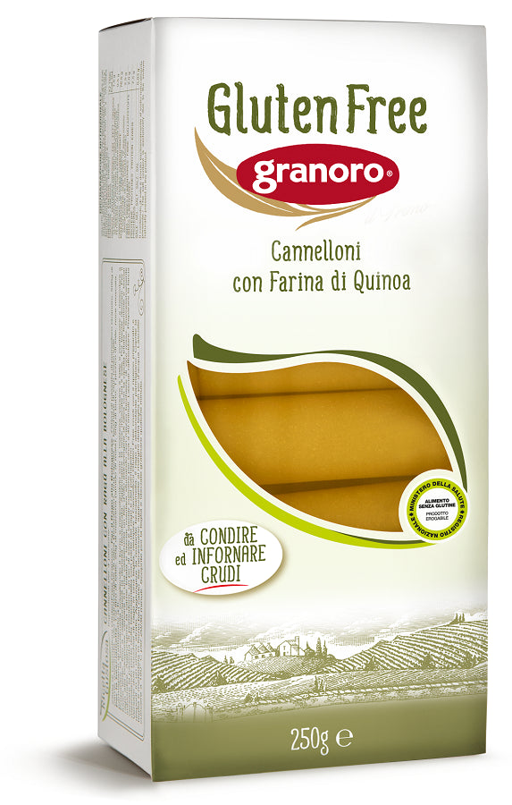 rarifarm gluten free granoro cannelloni con quinoa 250 g ean 8007290324696