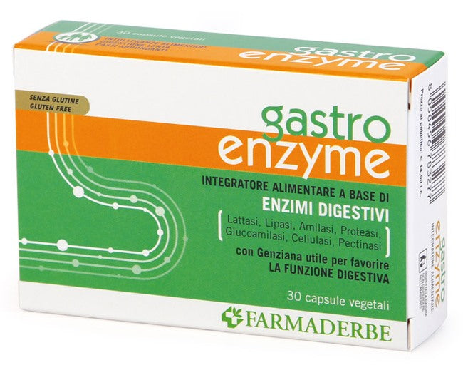 farmaderbe gastro enzyme 30 capsule vegetali farmaderbe ean 8058456783277