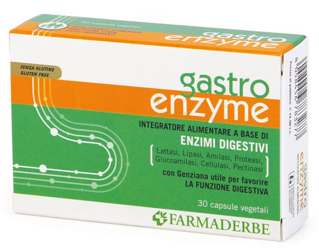 farmaderbe gastro enzyme 30 capsule vegetali farmaderbe ean 8058456783277