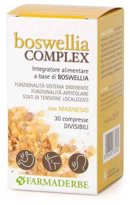 farmaderbe srl boswellia complex 30 compresse farmaderbe ean 8058456783260
