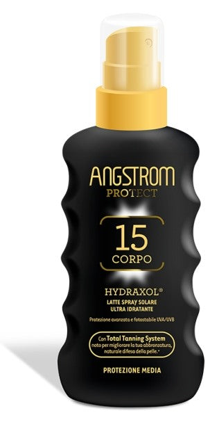 perrigo italia angstrom protect hydraxol latte spray solare protezione 15 175 ml angstrom ean 8004283148956