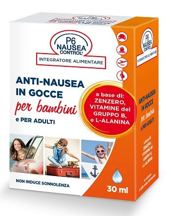 consulteam p6 nausea control gocce antinausea 30 ml p6 nausea control ean 8030936200054