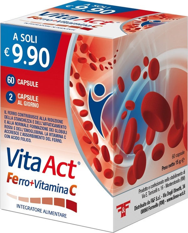 ff vita act ferrovitamina c 60 capsule ff ean 8030936400287