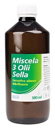 sella miscela 3 olii lassativo 500 ml md sella ean 8032632600657