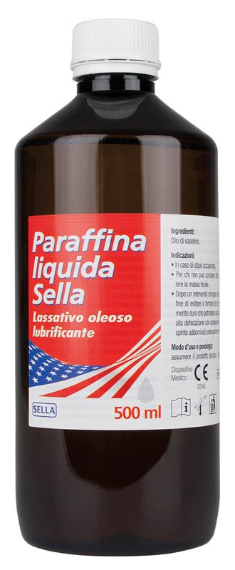 sella paraffina liquida md lassativo 500 ml sella ean 8032632600800