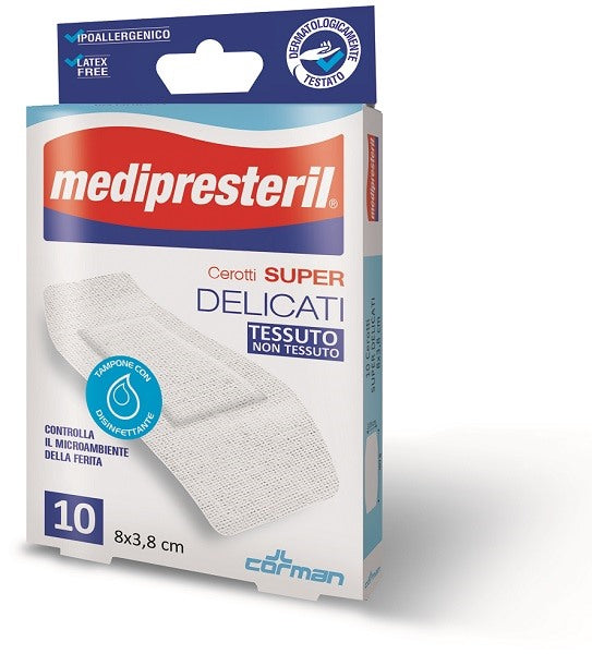 corman spa medipresteril cerotti delicati super 8 x 38 10 pezzi medi presteril ean 8016867006873