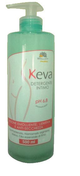 wellvit keva detergente intimo ph68 500 ml ean 8055765610065