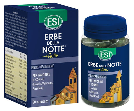esi esi erbe della notte activ 50 capsule esi ean 8008843130030