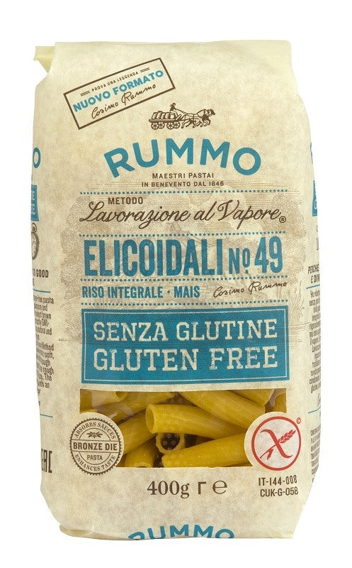 rarifarm rummo elicoidali n49 riso integrale e mais 400 g ean 8008343880497