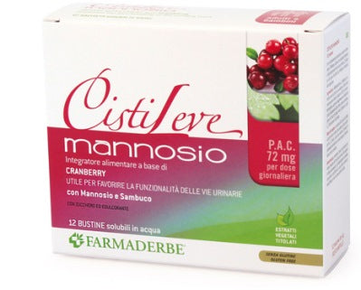 farmaderbe cistileve mannosio 12 bustine farmaderbe ean 8058456783536