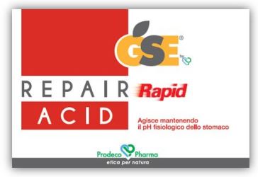 prodeco pharma gse repair rapid acid 36 compresse gse