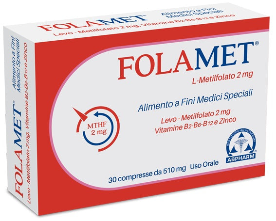 ab pharm folamet 30 compresse 500 mg a b pharm
