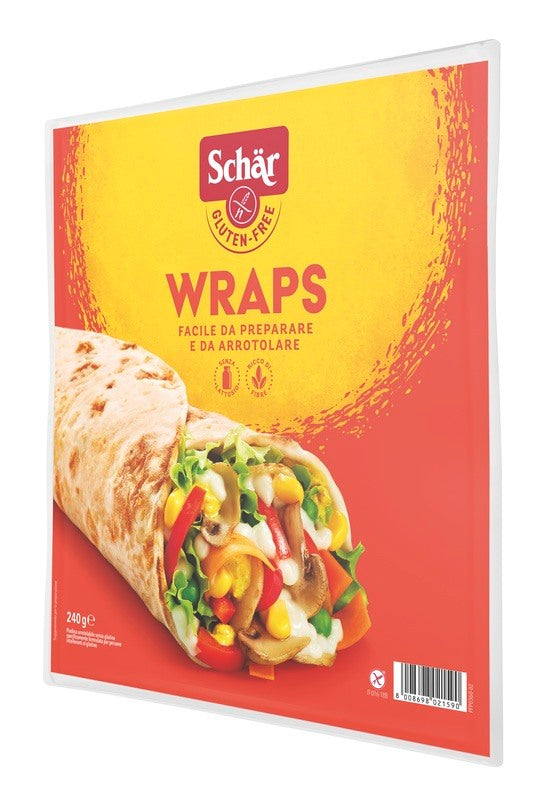 schar uno schar wraps piadina arrotolabile senza lattosio 240 g schar ean 8008698021590
