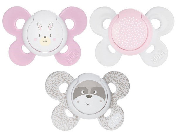 artsana chicco chicco succhietto comfort girl silicone 0 6 mesi 2 pezzi chicco ean 8058664082490