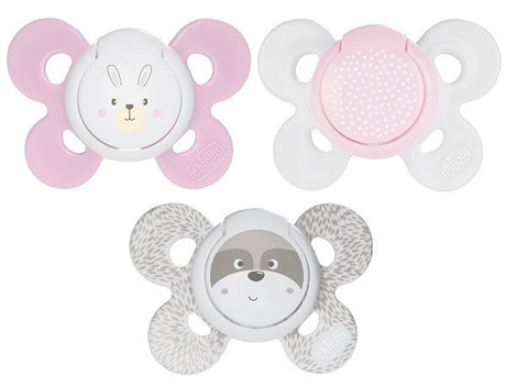 artsana chicco chicco succhietto comfort girl silicone 0 6 mesi 2 pezzi chicco ean 8058664082490