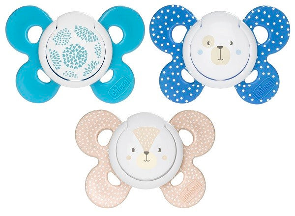 artsana chicco chicco succhietto comfort boy in silicone 6 16 mesi 2 pezzi chicco ean 8058664082520