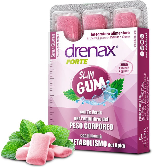 paladin pharma drenax slim dimagrante 9 gum drenax ean 8052049550956