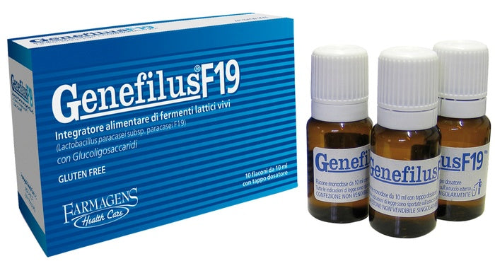 farmagens genefilus f19 10 flaconi da 10 ml