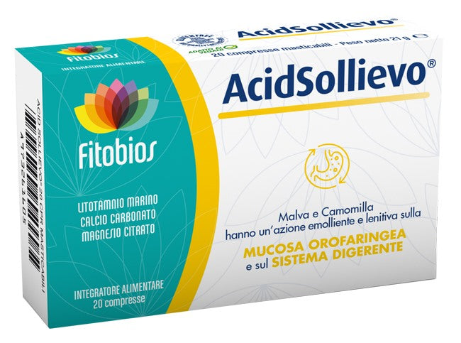 fitobios acid sollievo 20 compresse ean 8053782430529