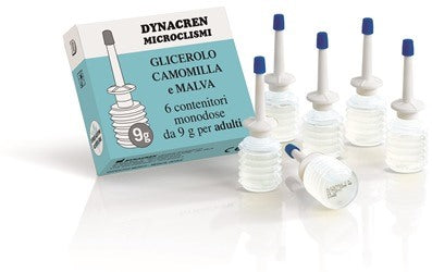 dynacren dynacren microclismi camomilla e malva 6 pezzi da 9 g per adulti ean 8006986351756
