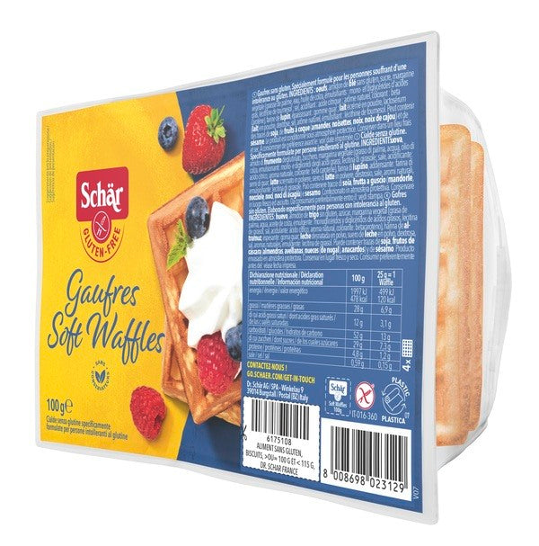 dr schar schaer schar gaufre soft waffles 100 g schar ean 8008698023129