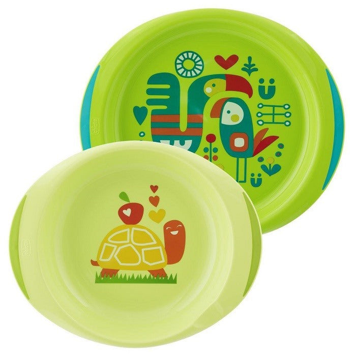 artsana chicco chicco piatto fondo e piano 12 mesi azzurroverde chicco ean 8058664086580