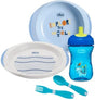 artsana chicco chicco set pappa 12 mesi azzurro chicco ean 8058664086702