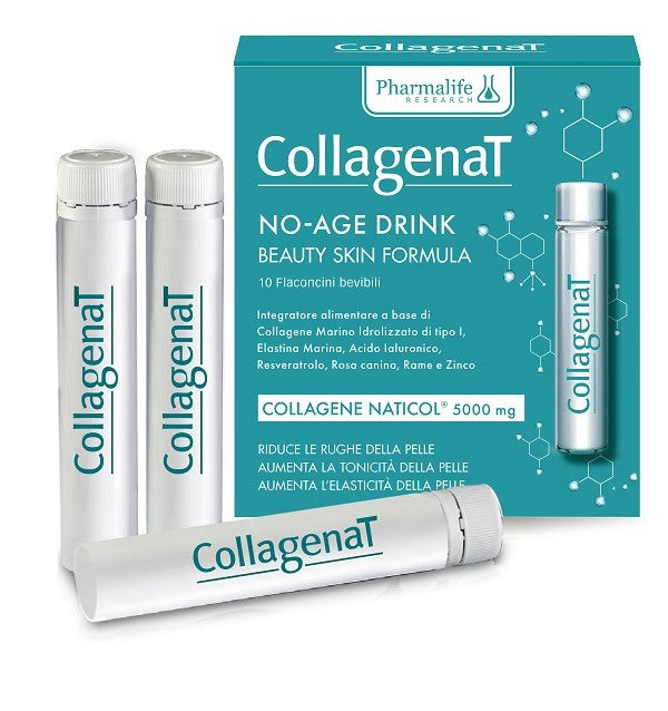 pharmalife research collagenat no age 10 flaconcini da 25 ml ean 8051128630169